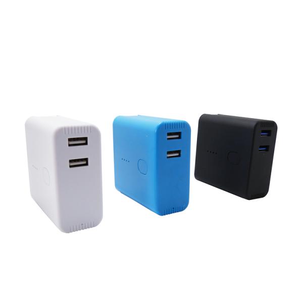 US EU Pulg 5V 2.1A 2 IN 1 USB Wall Charger and 5200mAh Power Bank Fast Charger