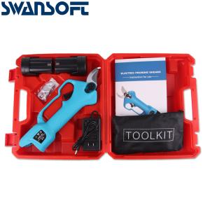Swansoft 28mm 16.8V Electric Garden Pruner Scissors Cordless Electric Pruning