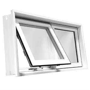 8-Way Seal SKATE Grey And White Aluminium Alloy Awning Windows For End Buildings
