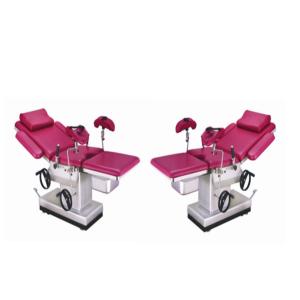 Pink manual obstetric chair delivery obstetric gynecological surgical instrument