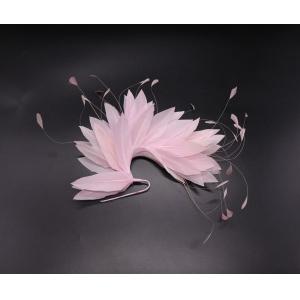 Pattern Dyed Goose Feather Flower Mount with Wire Accessory Customer's Choice