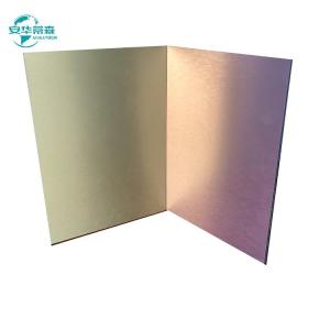 4mm Brushed Finish Aluminum Composite Panel With B1 Fire Rating