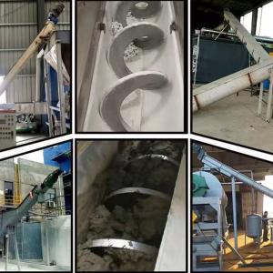 Customization 304SS Shaftless Screw Conveyor Shaftless Spiral Conveyor
