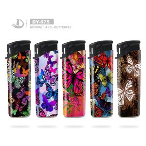 Stable Colorful Plastic Cigarette Lighter with Child Resistance Model NO. DY-075