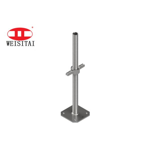 Quality Painted Electric Adjustable Screw 450mm Jack Base Scaffolding wholesale
