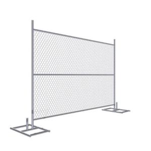 4ft 6ft 8ft Temporary 6x12 Chain Link Fence Panels For Construction