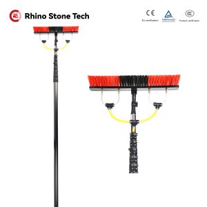 Water Fed Pole Kit Adjustable Solar Panel Cleaner Tool Telescopic Pole Brush