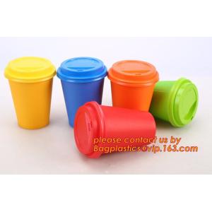 Food use disposable plastic paper cup and coffee lids, pla cups,biodegradable