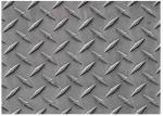 Q235 Diamond Shape Aluminum Safety Grating Anti - Skid Checker Plate Wear