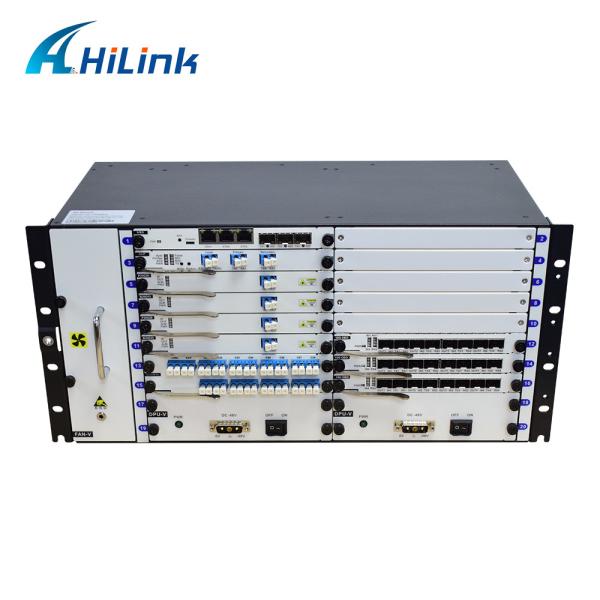 5U Chassis 19" OEO/DWDM MUX DEMUX Fiber Optic Equipment Chassis With EDFA/OLP