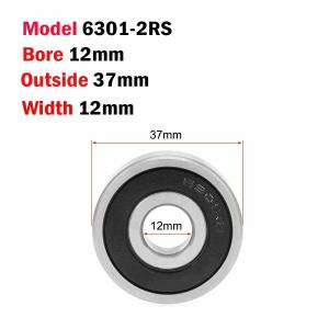 High Precision Single Row Radial Bearing 6301 2RS for Agriculture Machine