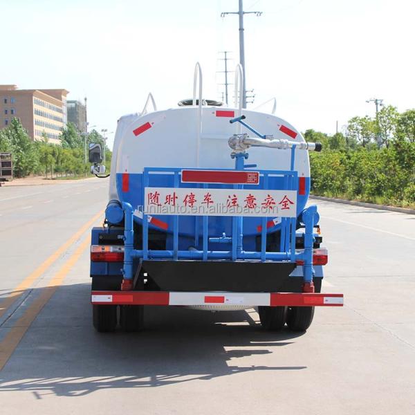 China Factory DFAC DongFeng 5000 Litres 5CBM Water Bowser Sprinkle Tank Truck Watering Cart Water Truck