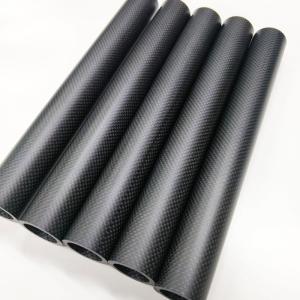 OD 32mm 100% Roll Wrapped Carbon Fiber Tube 3K Plain Matte