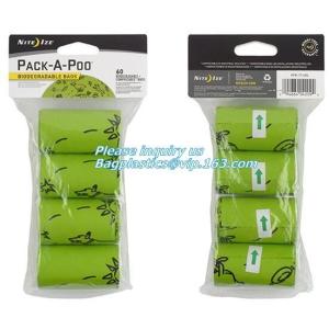 Compostable Bag For Dog Poop Drawstring Holder Custom Dogs Poop Bag Dispenser,