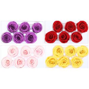 Eco Friendly Diameter 5-6cm No Pollen Real Eternal Roses