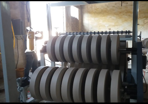 Quality 80g Automatic Jumbo Roll Kraft Paper Cutting Machine 150m/Min wholesale