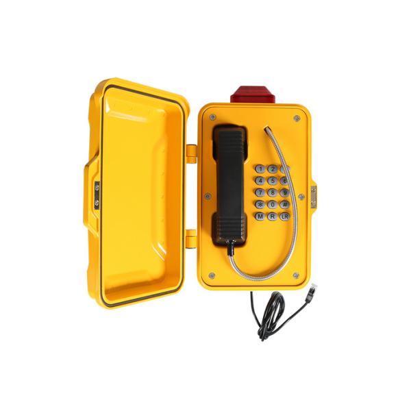 Quality Industrial Weatherproof Emergency Phone , Emergency Call Box IP66-IP67 With Light wholesale