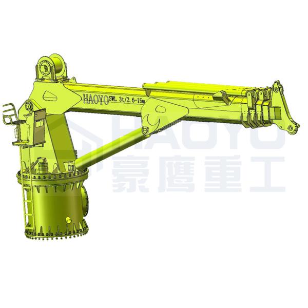 Quality Telescopic Deck Lifting Equipment on Ships Crane Marine ship deck crane wholesale