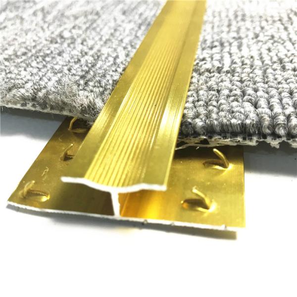 Quality Aluminum Laminate To Carpet Trim Profile Flooring Transition Profiles For Floors wholesale