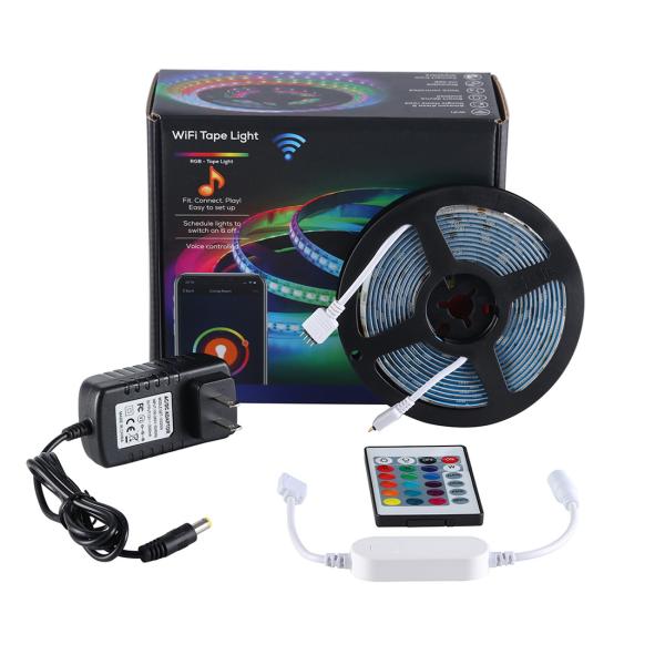 Quality Smart RGBCCT Strip Light 5M RGB Wi-Fi+IR Remote wholesale
