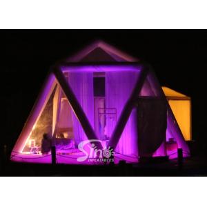 Starry Night Airtight Polygon Camping Tent Inflatable Bubble Hotel Dispense With