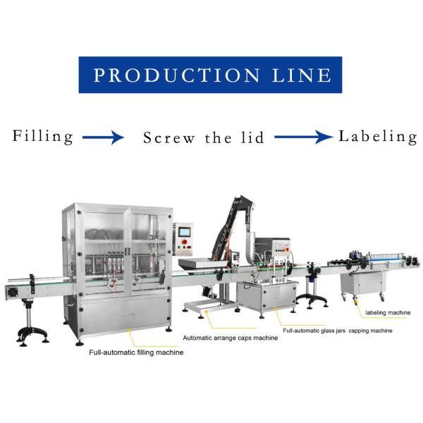 Electric Pneumatic Driven FK-JL6 Honey Paste Bottle Packing Piston Filling Capping Machine