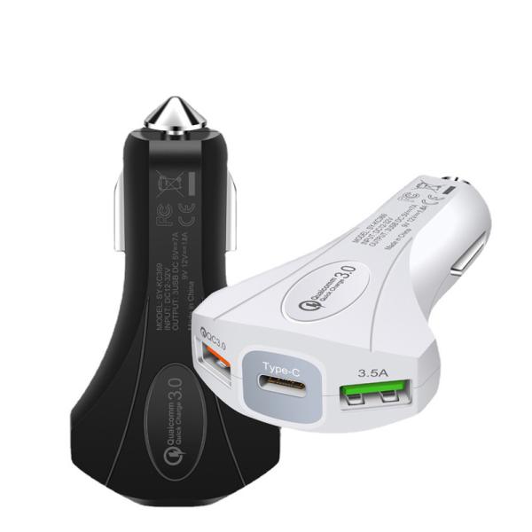 Quality 5V 7A 35W USB C Car Adapter Charger Adopt With Intelligent Chip wholesale