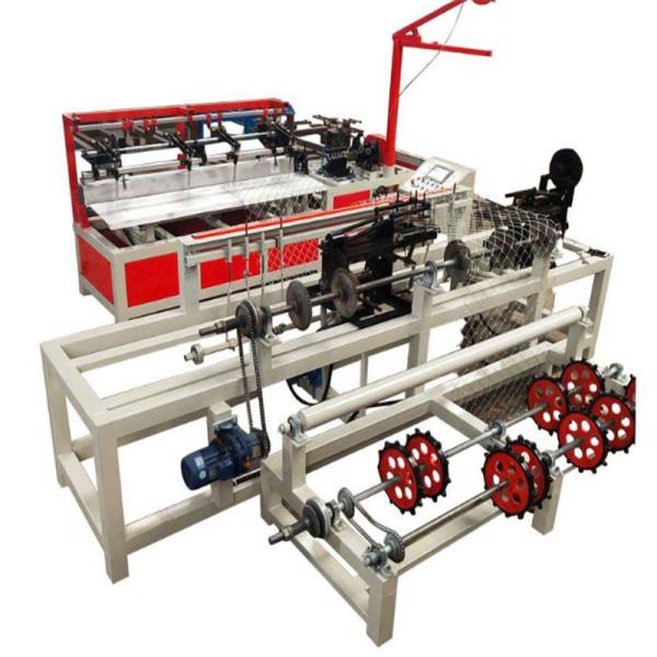 9KW 4.0m Wire Mesh Machine Diamond Shape Chain Link Fence Weaving