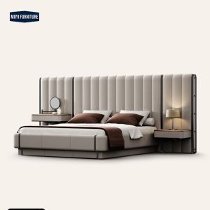 Sample Soft Bed Master Bedroom Light Luxury Dressing Table Bedside Table