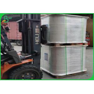 33mm * 5000m Food Grade Paper Roll 24g 28g White Wrapped Paper For Packing Paper