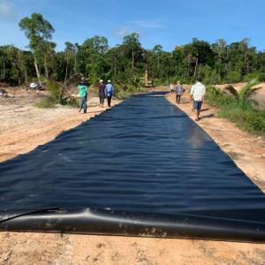 2mm HDPE Geomembrane for Environmental Smooth Plastic Fish Pond Onsite