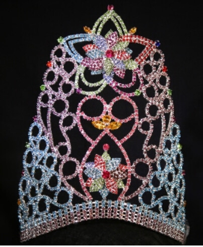 Spring colour flowers for Easter pageant crowns summer pageants custom your own