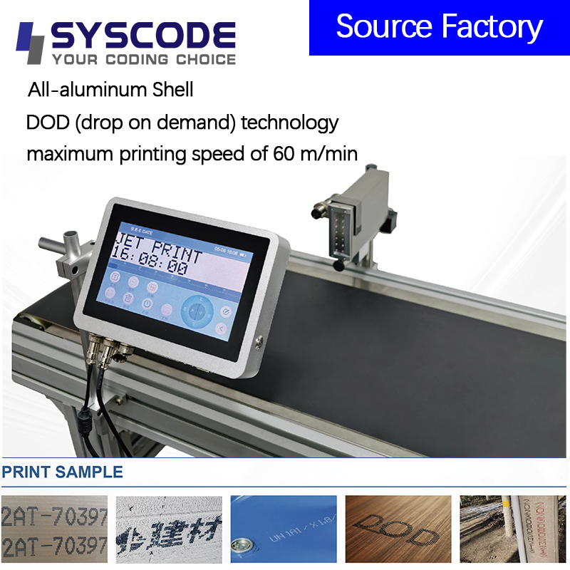 T16 Series All-Aluminum DOD Large Character Inkjet Printer with 7-inch