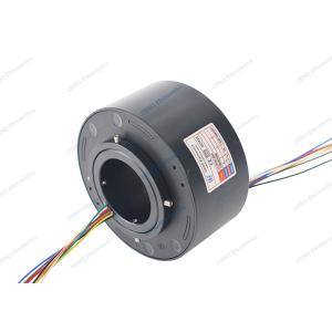 8circuits 1A Signal Through Hole Slip Ring With ID50mm & 500RPM For Industry