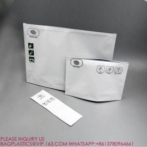 Tamper Evident Pinch And Slide Exit Matte Mylar Bags, Smell Proof, Pouch Exit