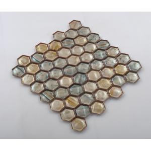 Latest Agglomerate Mosaic Tile with Hexagon Shape