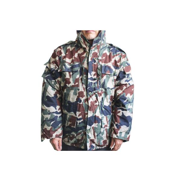 Quality Winter M65 Camouflage Military Jacket Windproof Waterproof For Nepal Army wholesale