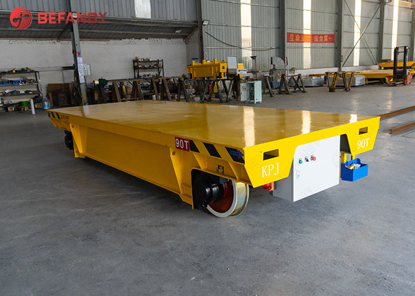 Long Lifetime Aluminium Factory Rail Transfer Cart