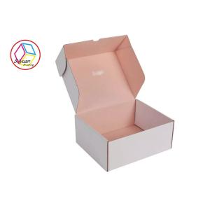 Recycled Apparel Packaging Boxes / Custom Printed Corrugated Boxes