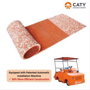 ECO-Friendly Recycled Rubber Athletic Track EPDM Rubber Running Track 400m With