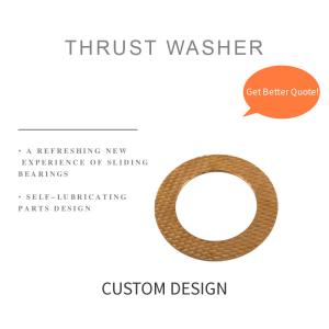 D100mm CuSn8 Bronze Thrust Washers For Construction Machinery