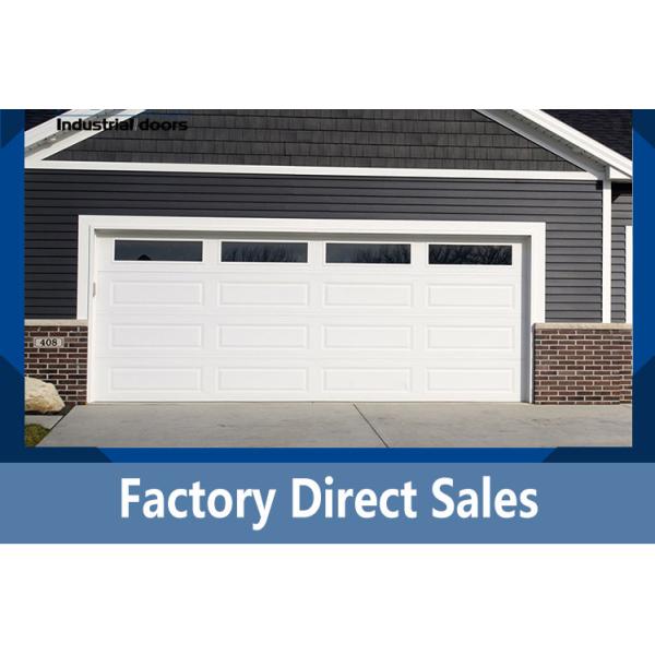 40mm Thickness Finger protection Automatic Motor Warehouse Sectional Overhead Door with 50mm-80mm Thickness Insulation and Powder Coated Finish