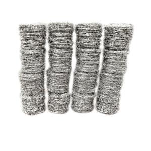 12x12 Barb Wire Fence Roll Galvanized For Protecting Your Garden Or Yard