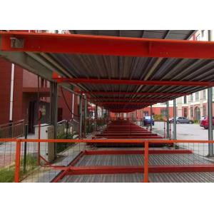 Automatic Steel Structure Car Parking Painted Surface For Residential
