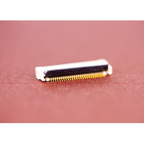 Quality Durable 0.5 Mm Fpc Connector Miniaturized Form Plastic Film Base Multiple  Metallic Conductors wholesale