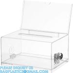 Storage Organizer Box Containers, Acrylic Box With Lock, Toy Display Case Box,
