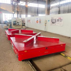 Cheap Automated RGV Rail Transfer Carts Heavy Die Transfer Trailers for sale