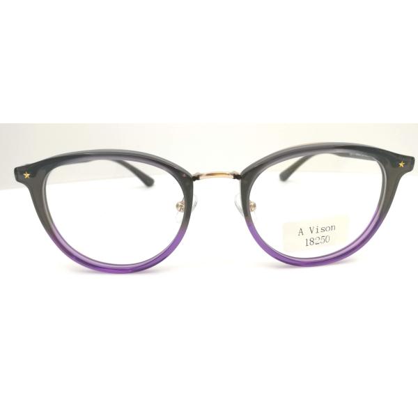 Quality Light-weight combined frame with acetate & titanium eyewear spectale frames wholesale