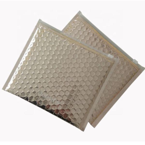 Quality Bubble Wrap Reusable Zipper Bags Gravure Printing Lightweight For Postage Savings wholesale