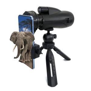 China 10-30X55 Zoom Telescopio Long Distance Monocular Telescope With Tripod on sale